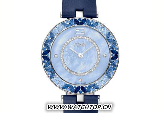 Fendi Timepieces 新推Fendi My Way蓝宝石限量版腕表