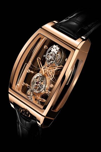 昆仑_昆仑（CORUM）Golden Bridge Tourbillon Panoramique腕表