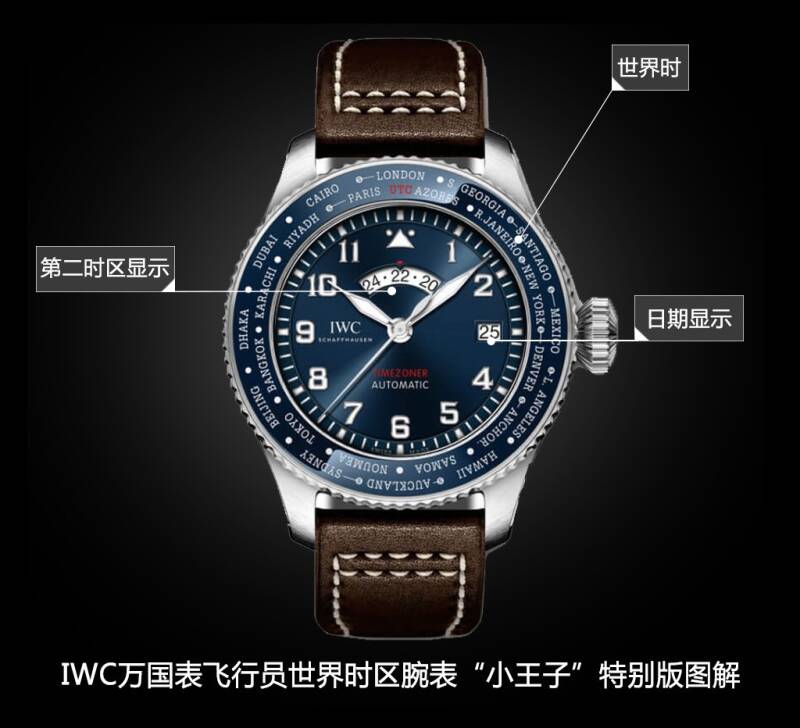 IWC万国表 别具一格 万国飞行员系列小王子特别版腕表