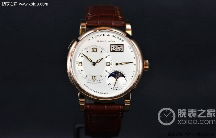 朗格 2017 SIHH新品实拍 日/夜指示邂逅月相显示 朗格Lange 1 Moon Phase 18K玫瑰金款