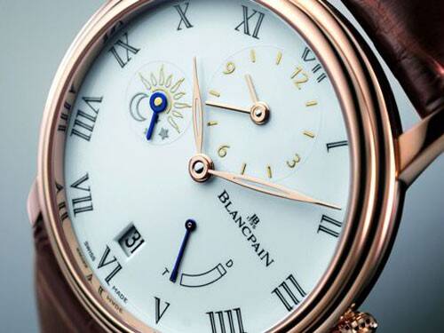 宝珀_宝铂推出 Villeret 1/2 时区八日链腕表