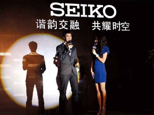 精工_王力宏亲临北京代言精工表