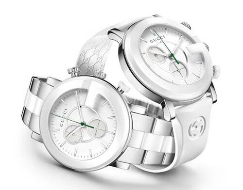 Gucci_纯白魅影Gucci G-CHRONO系列新款陶瓷腕表