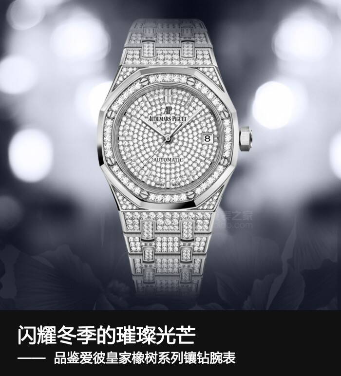 爱彼 闪耀冬季的璀璨光芒 品鉴爱彼皇家橡树系列镶钻腕表