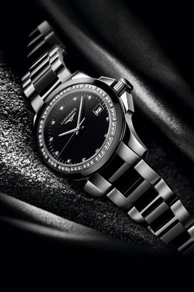 浪琴_浪琴（Longines)康卡斯女装钻石腕表