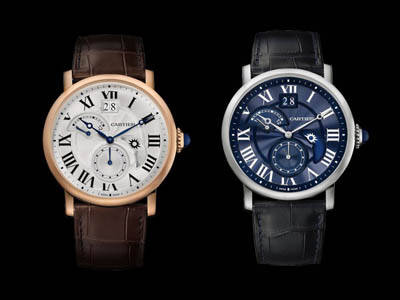 Rotonde de Cartier 昼夜显示双时区腕表