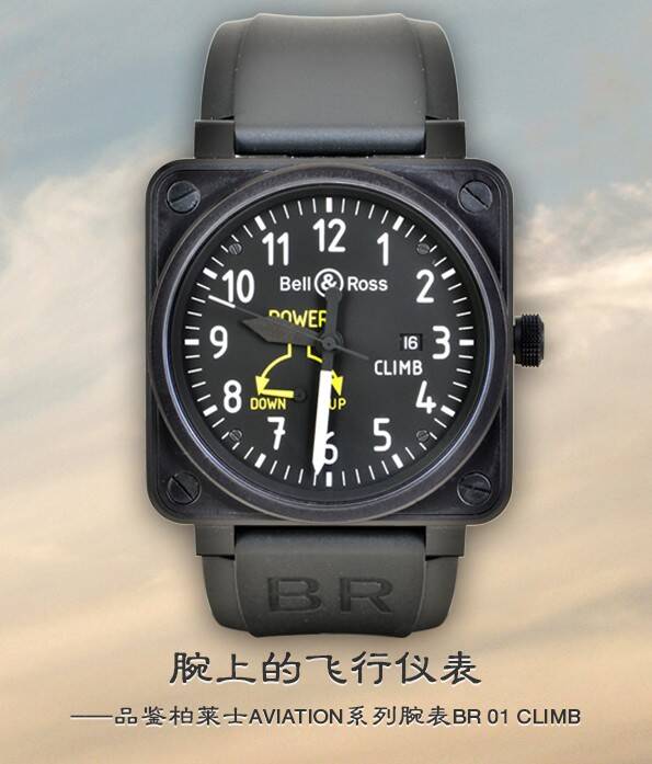 柏莱士 腕上的飞行仪表 柏莱士AVIATION系列腕表BR 01 CLIMB简评