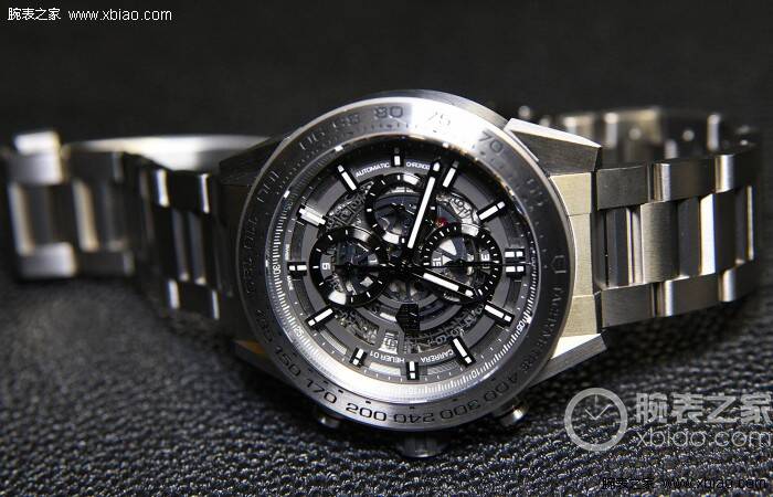 泰格豪雅 镂空表盘 泰格豪雅卡莱拉HEUER-01计时码表品鉴