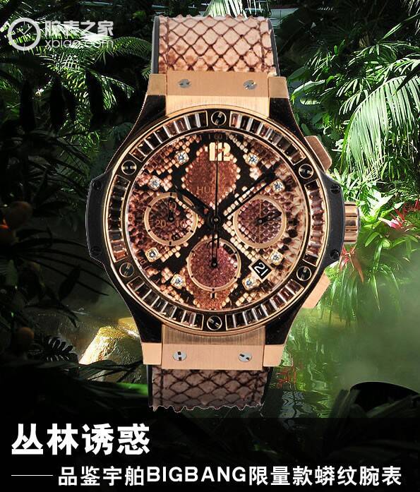 宇舶 丛林诱惑 品鉴宇舶BIGBANG限量款蟒纹腕表